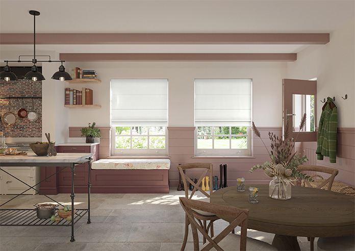 Menton, Grey Haven - Twist&Fit Roman Blind - Image 8